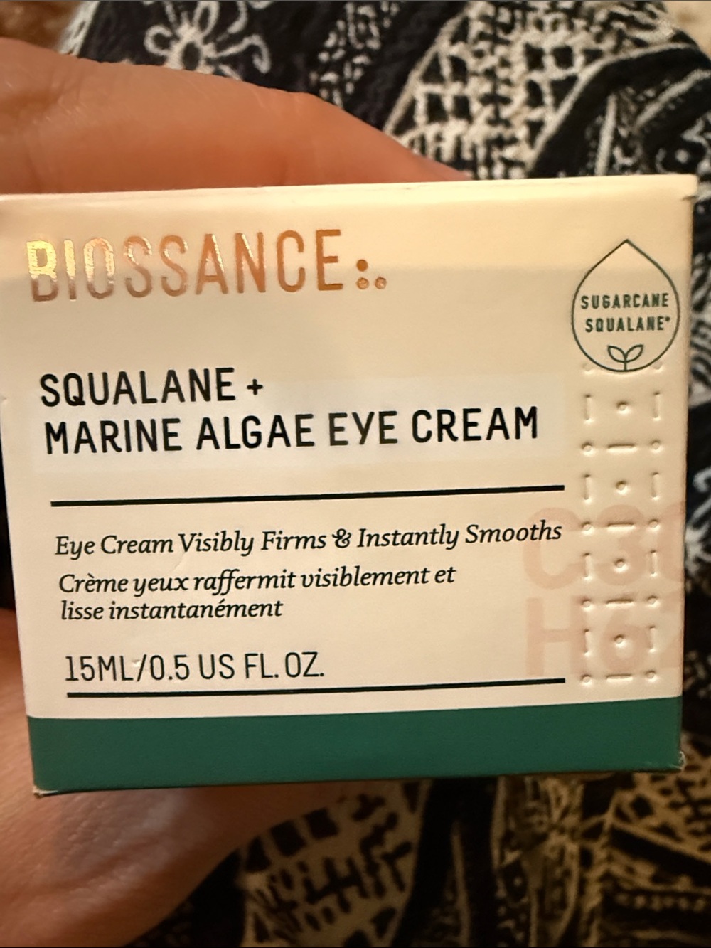 Biossance Marine Algae Eye Cream for Fine Lines & Dark Circles + Squalane - Picture 5 of 11